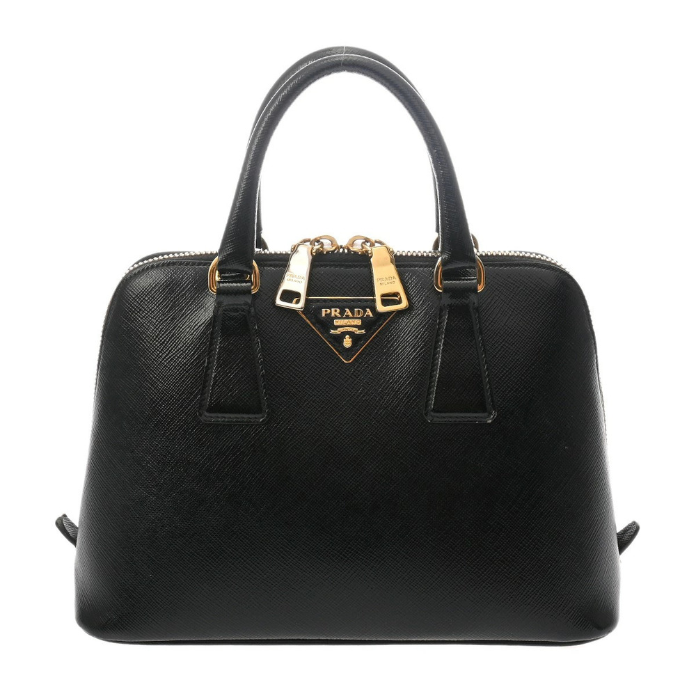 PRADA Bag Black Saffiano Vernis